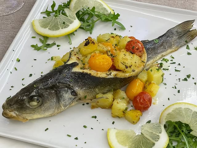 Conchiglia di branzino
